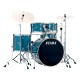 Batería acústica Tama Imperialstar IP58H6W - Hairline Azul