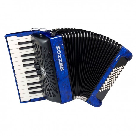 Acordeón Hohner Bravo II 48 A16542 - Deep blue