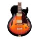 Guitarra eléctrica Ibanez Hollowbody AG75G - Brown Sunburts