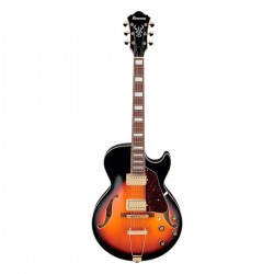 Guitarra eléctrica Ibanez Hollowbody AG75G - Brown Sunburts