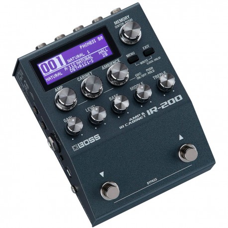 Pedal simulador de gabinete y cabezal IR Boss IR-200