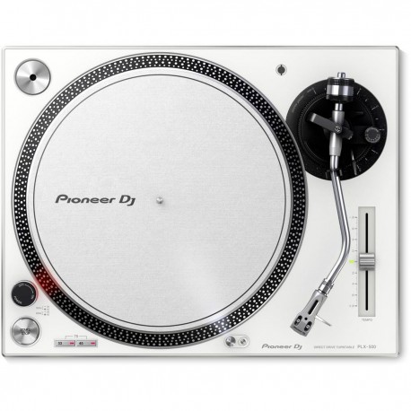 Tornamesa Pioneer DJ PLX-500-W - color blanco - Armonicos.cl