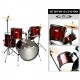 Set de batería Powerdrums PD-04 - Wine Red