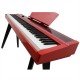 Piano digital P-20 Walters rojo con stand
