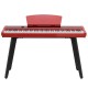 Piano digital P-20 Walters rojo con stand