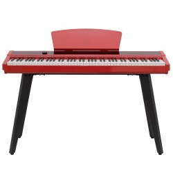 Piano digital P-20 Walters rojo con stand