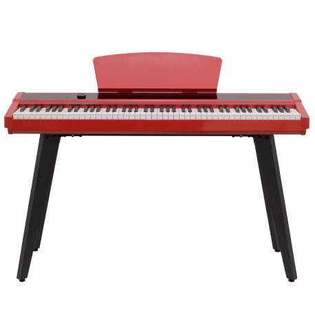 Piano digital P-20 Walters rojo con stand