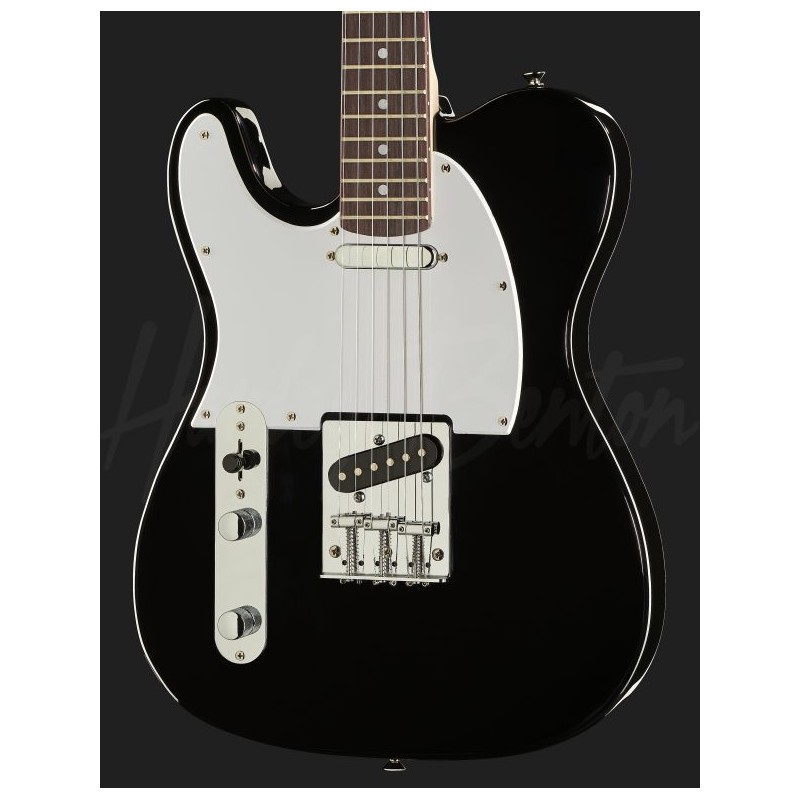 Harley Benton TE-20 BK LH Zurda - Armonicos.cl