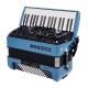 Acordeon Hohner Bravo My Color III 72 A166143 - Water