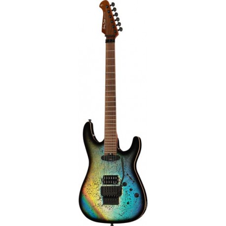 Harley Benton Guitar MAX Fusion Signature Holographic