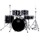 Batería acústica Mapex Serie Comet CM5844FTDK-SC - Dark Black