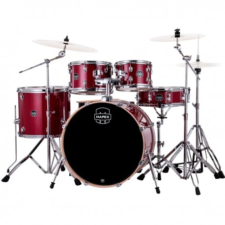 Batería acústica Mapex Serie Venus VE5295FTVM - Crimson Red Sparkle