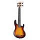 Harley Benton Solid UkeBass Sunburst