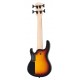 Harley Benton Solid UkeBass Sunburst