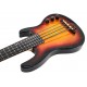 Harley Benton Solid UkeBass Sunburst