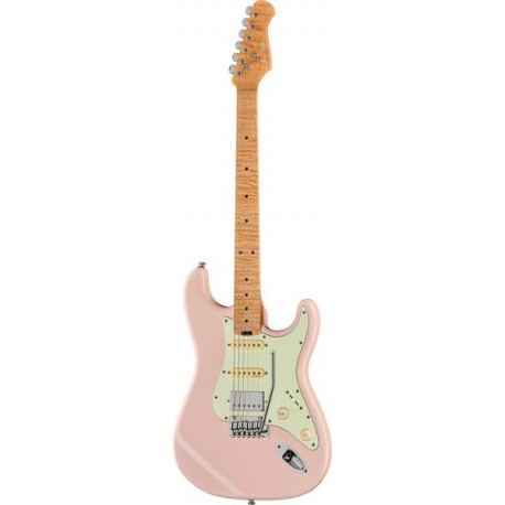 Harley Benton ST-Modern Plus MN HSS Shell Pink