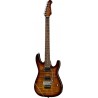 Harley Benton Fusion-III HH FR EB FBB Trans Flamed Bengal Burst