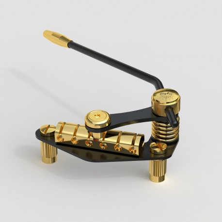 Guyker Trémolo GM85 Negro y Oro para Guitarra Eléctrica