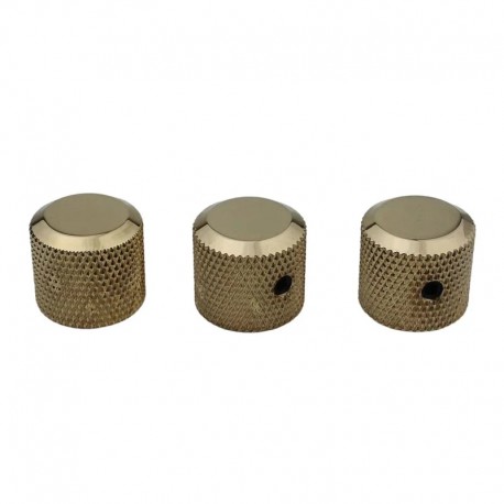Guyker Knob CKB003 Negro con Oro 3 piezas para Bajo