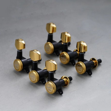 Guyker Set Clavijas GK07SP Negro con Oro 3R3L