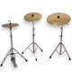 Set de batería acústica PowerDrums JJ-5 BKM con platillos Guzel