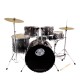 Set de batería acústica PowerDrums CPJ-5 FKS - Silver