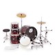 Set de batería acústica PowerDrums CPJ-5 FKR - Red