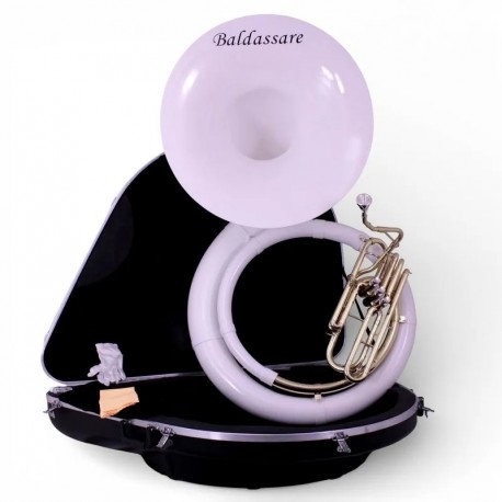 Sousáfono Baldassare Blanco con case JYSP-E170 WH