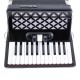 Acordeón Baldassare 48 bajos color negro - 2352 BK