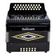 Acordeón Baldassare de botones 12 bajos color negro - 3112G BK