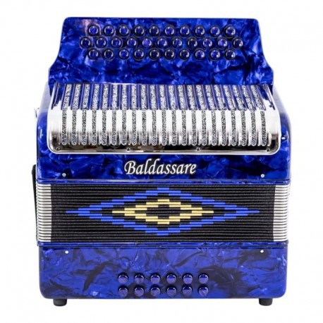 Acordeón Baldassare de botones 12 bajos color azul - 3112G BL