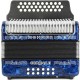 Acordeón Diatónico Hohner Corona II FBbEb - A5644 - Deep Blue