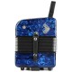 Acordeón Diatónico Hohner Corona II FBbEb - A5644 - Deep Blue