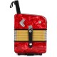 Acordeón Diatónico Hohner Corona II FBbEb - A5649 - Rojo