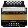 Acordeón Diatónico Hohner Corona II FBbEb - A56411 - Negro Lacado