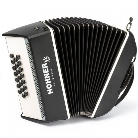Acordeón Cromático Hohner XS Button A2931 - Dark Grey