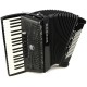 Acordeón Cromático Hohner Bravo III 96 A16722 - Negro