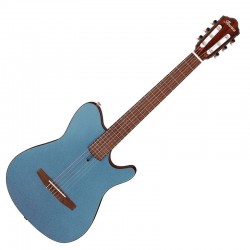 Guitarra electroacústica Ibanez FRH10N Thinline - Indigo Blue Metallic Flat