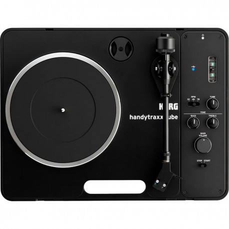 Tornamesa portátil Korg handytraxx tube con preamplificador a tubo