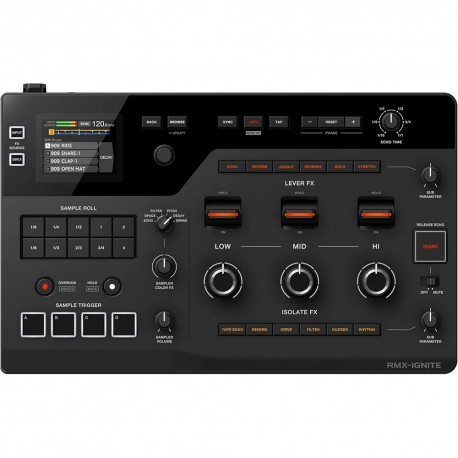Multiefecto Profesional Para Dj Alpha Theta RMX-IGNITE - Negro