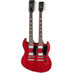 Harley Benton DC Custom II 612 Cherry