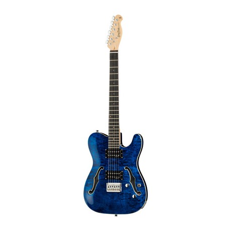 Harley Benton TE-90QM HH Trans Blue