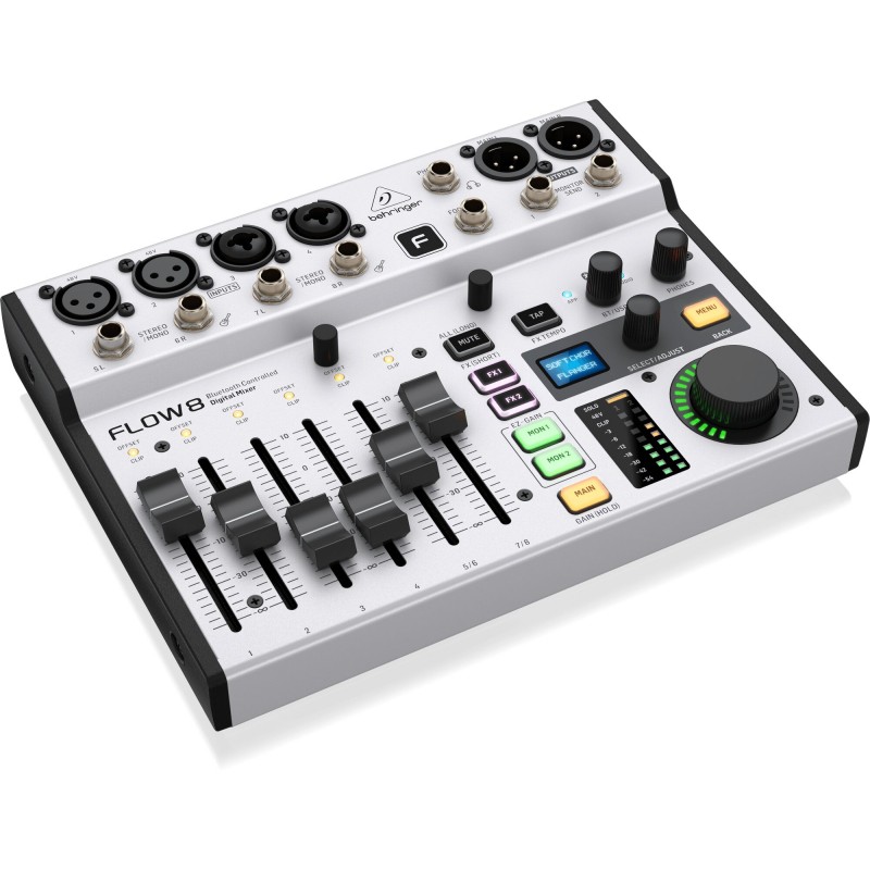 behringer FLOW8 デジタルミキサー　美品　ケース付き Amazon | Behringer デジタルミキサー 8チャンネル USBオーディオ