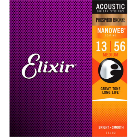 CUERDA GUITARRA ACUSTICA 13-56 NANOWEB