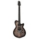 Godin xtSA Leaftop Trans Black con Soft Case