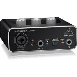 Behringer U-Phoria UM2 Interfaz de Audio USB B stock