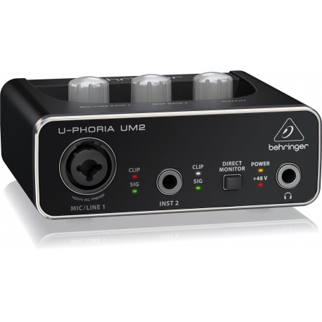 Behringer U-Phoria UM2 Interfaz de Audio USB B stock