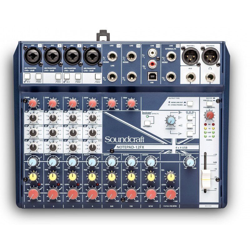 Soundcraft Notepad 12FX - Armonicos.cl