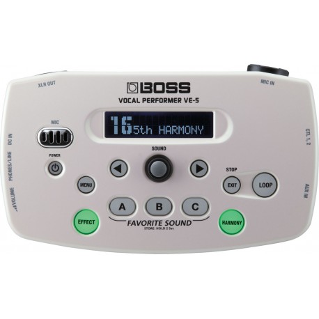 BOSS VE-5 ボーカルパフォーマー Boss VE-5 WH Vocal Performer - Armonicos.cl