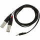 pro snake Adaptador Cable XLR - Mini Jack